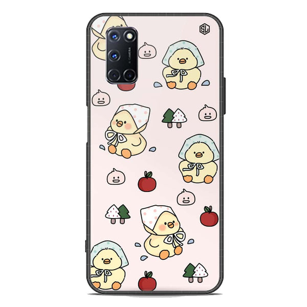 Cute Chic Series Soft Phone Case - Premium Glass Case - Design 2 - Oppo A72