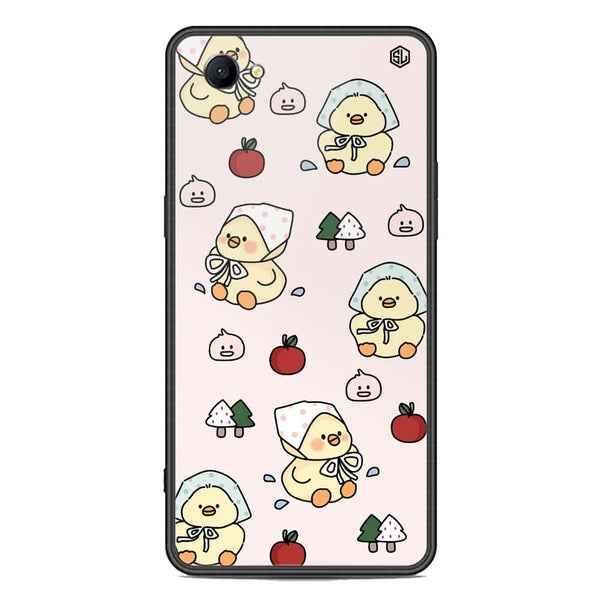 Cute Chic Series Soft Phone Case - Premium Glass Case - Design 2 - Oppo A3