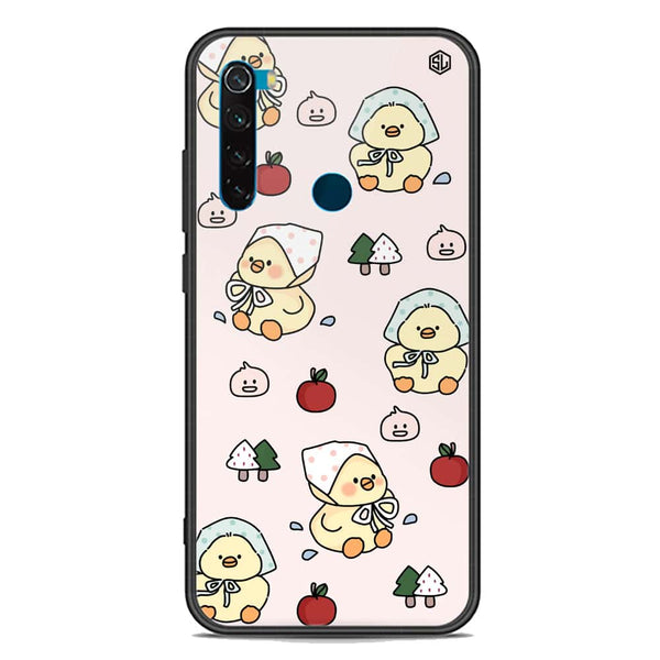 Cute Chic Series Soft Phone Case - Premium Glass Case - Design 2 - Xiaomi Redmi Note 8 2021