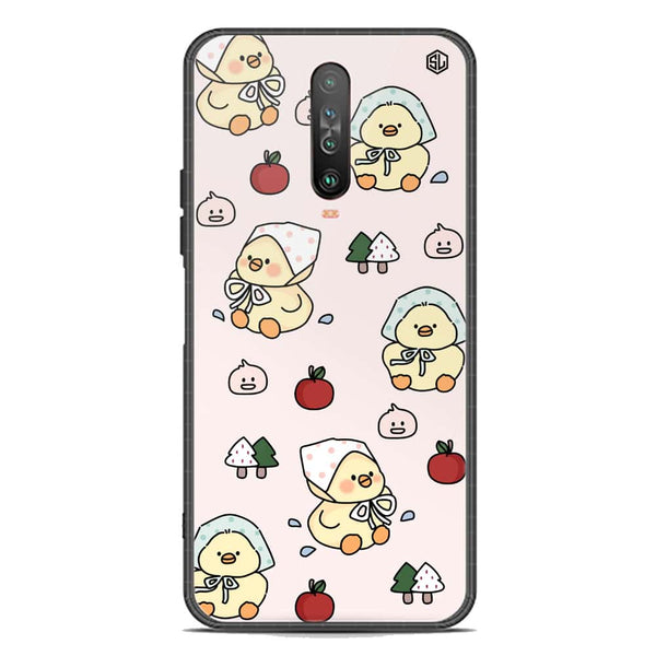 Cute Chic Series Soft Phone Case - Premium Glass Case - Design 2 - Xiaomi Redmi K30