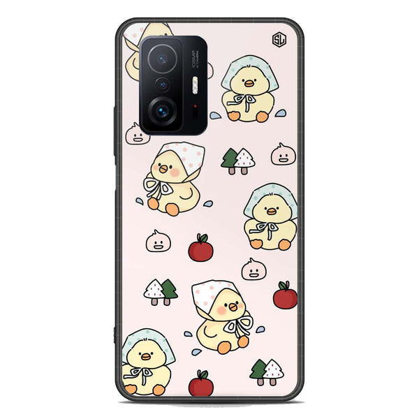 Cute Chic Series Soft Phone Case - Premium Glass Case - Design 2 - Xiaomi 11T Pro