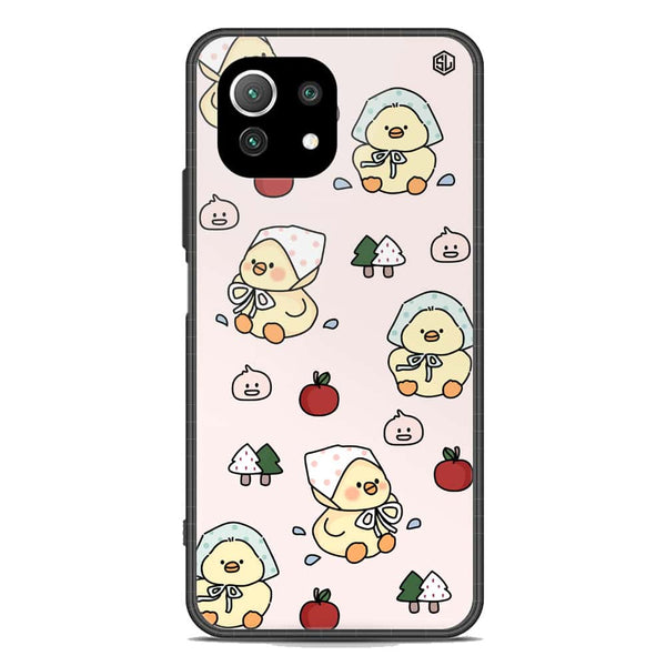 Cute Chic Series Soft Phone Case - Premium Glass Case - Design 2 - Xiaomi Mi 11 Lite