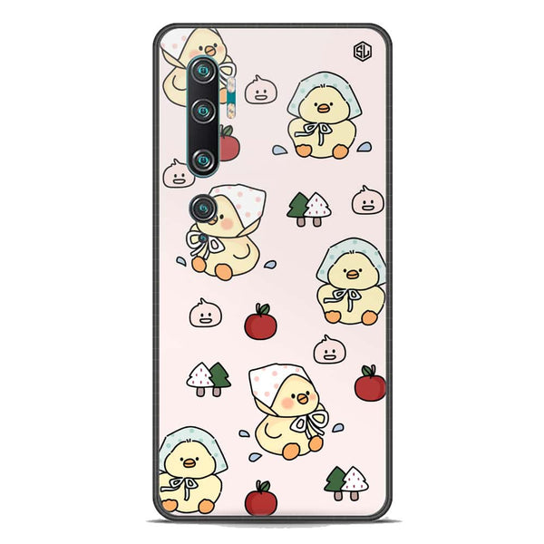 Cute Chic Series Soft Phone Case - Premium Glass Case - Design 2 - Xiaomi Mi Note 10