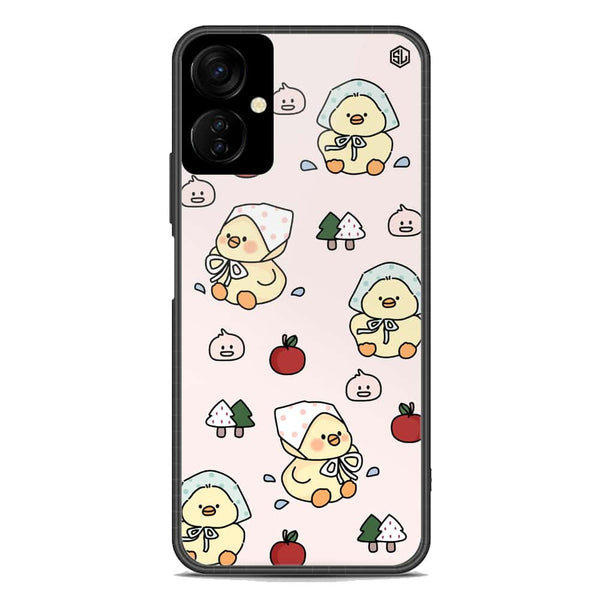 Cute Chic Series Soft Phone Case - Premium Glass Case - Design 2 - Tecno Spark 9T