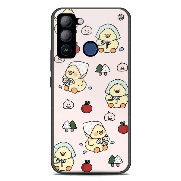 Cute Chic Series Soft Phone Case - Premium Glass Case - Design 2 - Tecno Pop 5 LTE