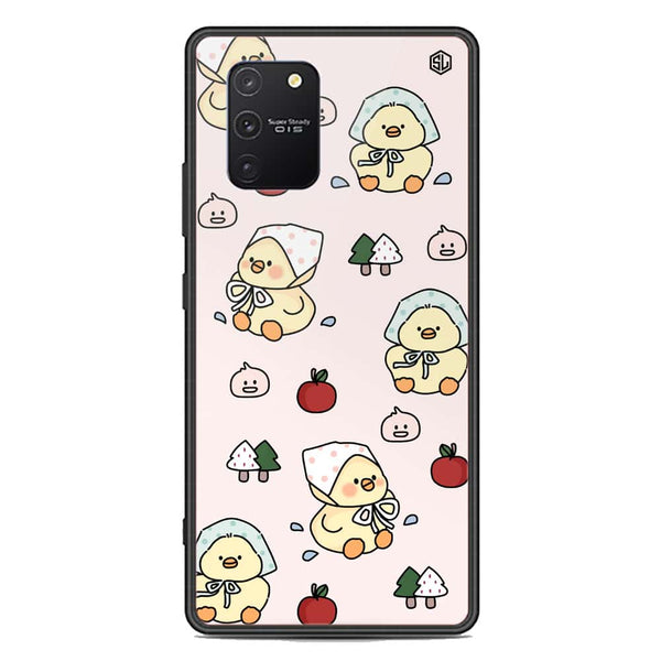 Cute Chic Series Soft Phone Case - Premium Glass Case - Design 2 - Samsung Galaxy S10 Lite