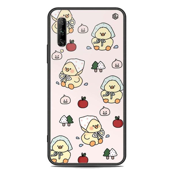 Cute Chic Series Soft Phone Case - Premium Glass Case - Design 2 - Huawei Y9s