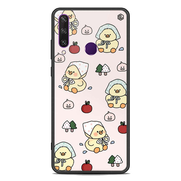 Cute Chic Series Soft Phone Case - Premium Glass Case - Design 2 - Huawei Y6p