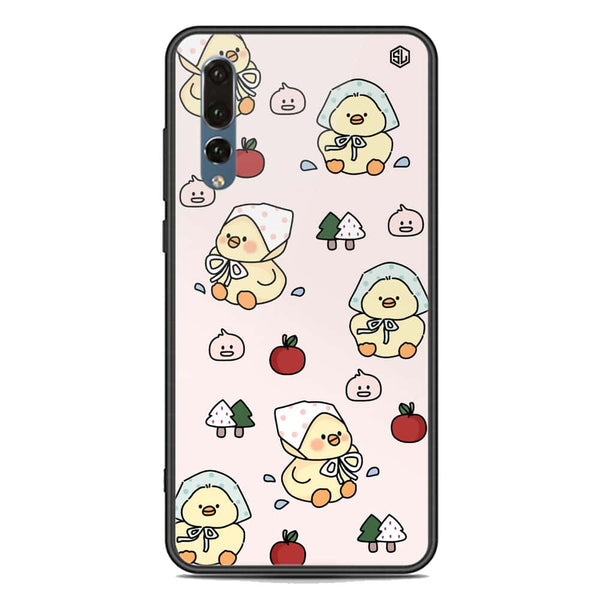 Cute Chic Series Soft Phone Case - Premium Glass Case - Design 2 - Huawei P20 Pro