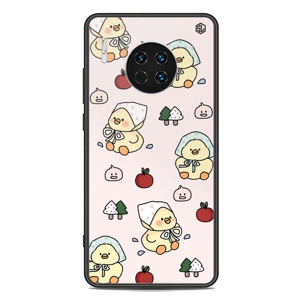Cute Chic Series Soft Phone Case - Premium Glass Case - Design 2 - Huawei Mate 30