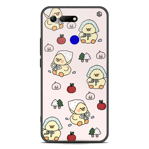 Cute Chic Series Soft Phone Case - Premium Glass Case - Design 2 - Huawei Honor View 20