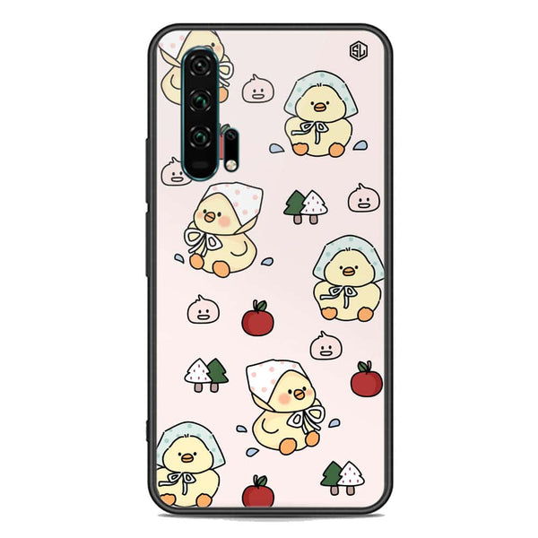 Cute Chic Series Soft Phone Case - Premium Glass Case - Design 2 - Honor 20