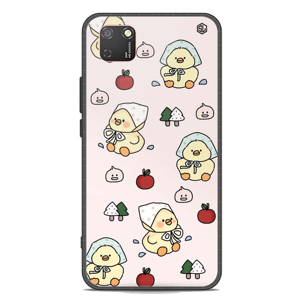 Cute Chic Series Soft Phone Case - Premium Glass Case - Design 2 - Honor 9S