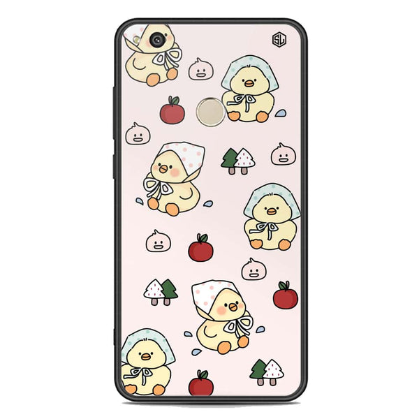Cute Chic Series Soft Phone Case - Premium Glass Case - Design 2 - Honor 8 Lite