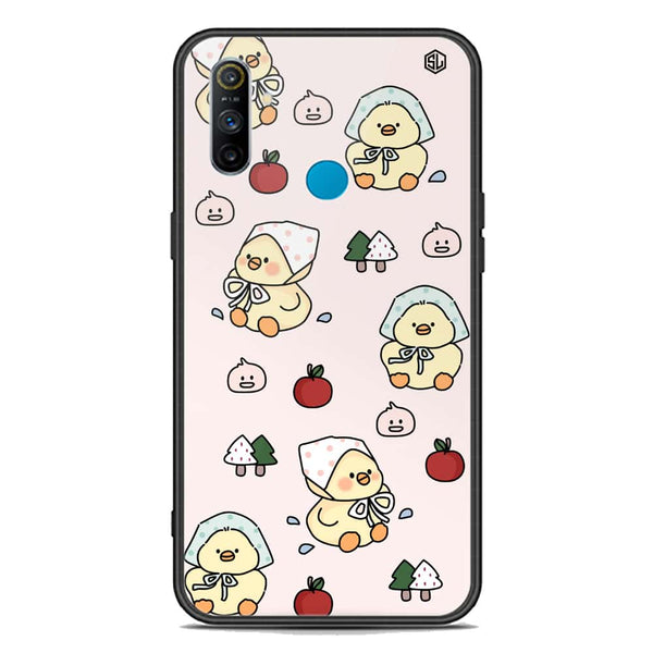 Cute Chic Series Soft Phone Case - Premium Glass Case - Design 2 - Realme C3