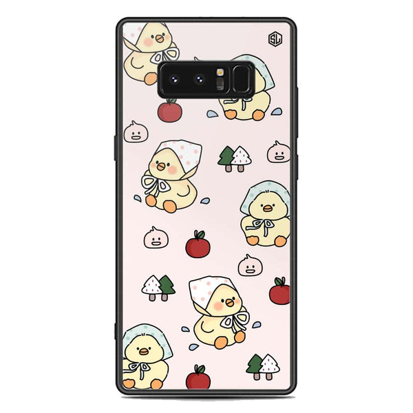 Cute Chic Series Soft Phone Case - Premium Glass Case - Design 2 - Samsung Galaxy Note 8