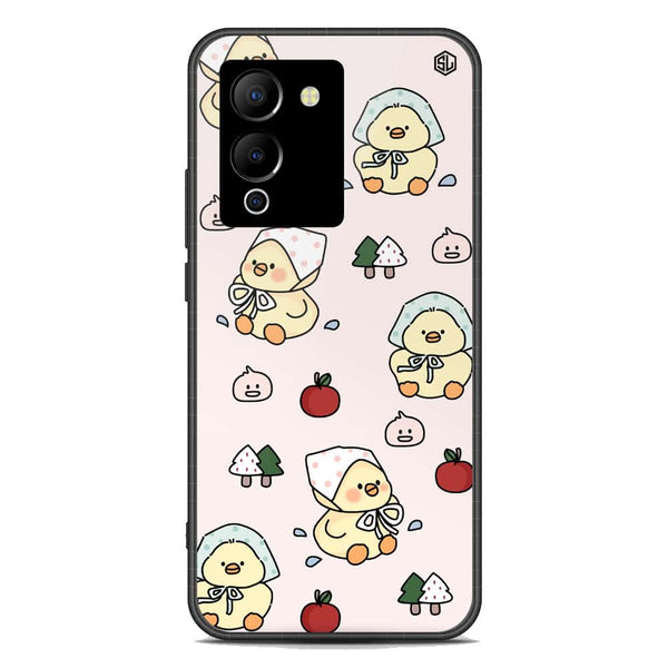 Cute Chic Series Soft Phone Case - Premium Glass Case - Design 2 - Infinix Note 12 G96