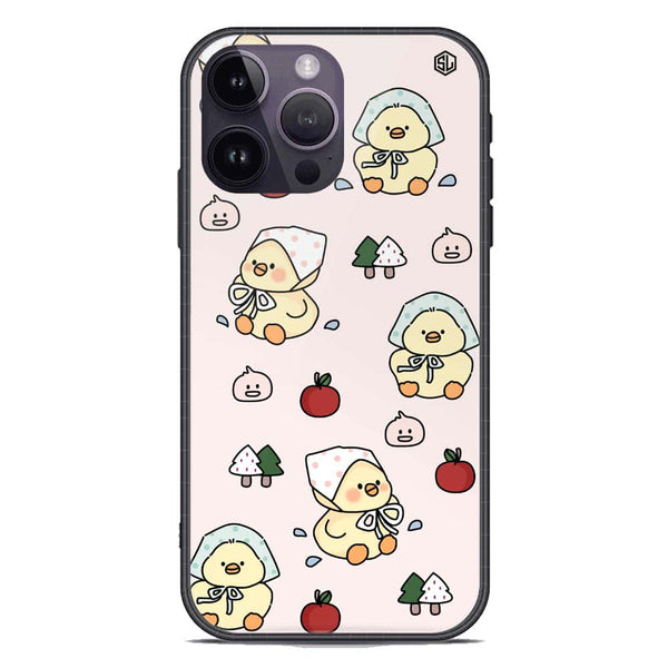 Cute Chic Series Soft Phone Case - Premium Glass Case - Design 2 - iPhone 14 Pro Max