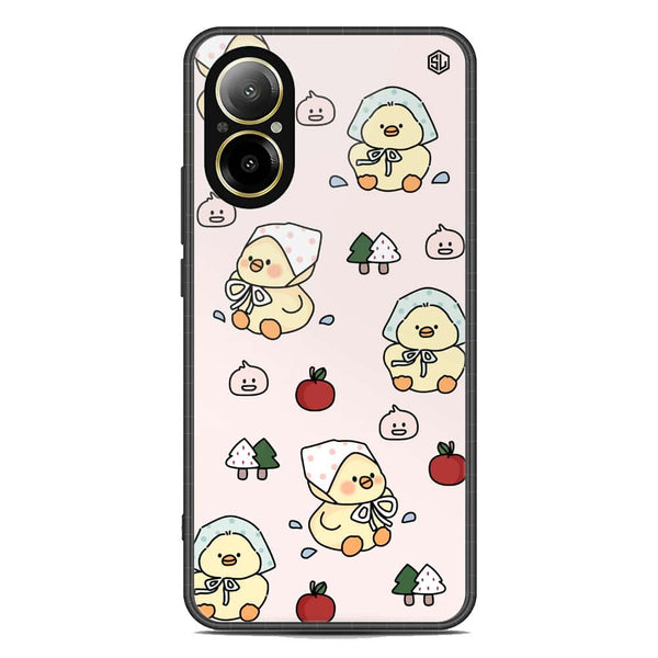 Cute Chic Series Soft Phone Case - Premium Glass Case - Design 2 - Realme C67 4G