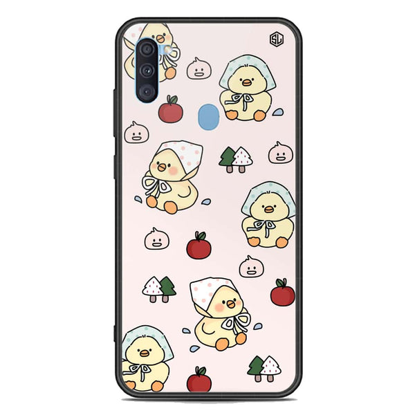 Cute Chic Series Soft Phone Case - Premium Glass Case - Design 2 - Samsung Galaxy M11