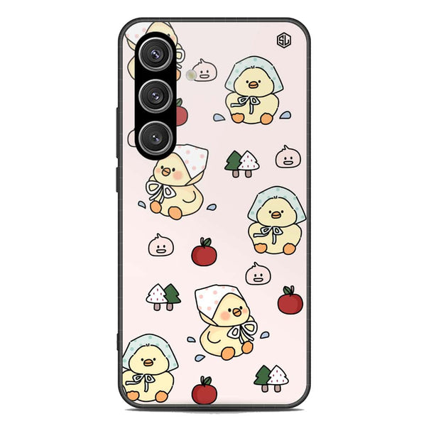 Cute Chic Series Soft Phone Case - Premium Glass Case - Design 2 - Samsung Galaxy S24 Plus