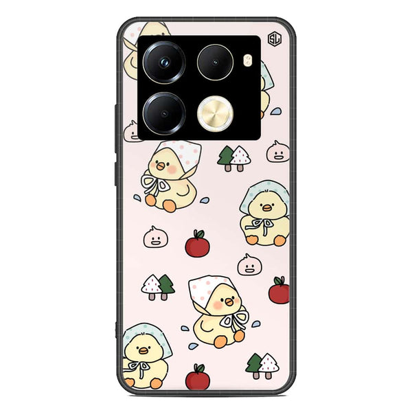 Cute Chic Series Soft Phone Case - Premium Glass Case - Design 2 - Infinix Note 40 Pro