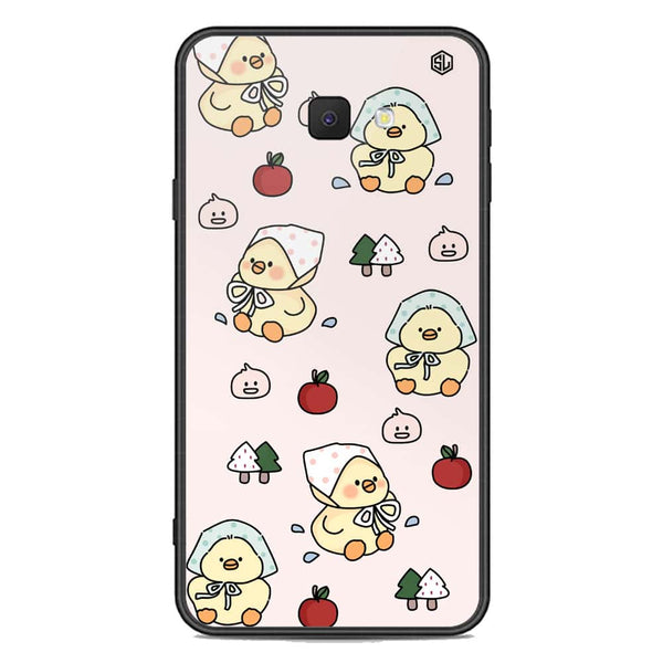 Cute Chic Series Soft Phone Case - Premium Glass Case - Design 2 - Samsung Galaxy J7 Prime