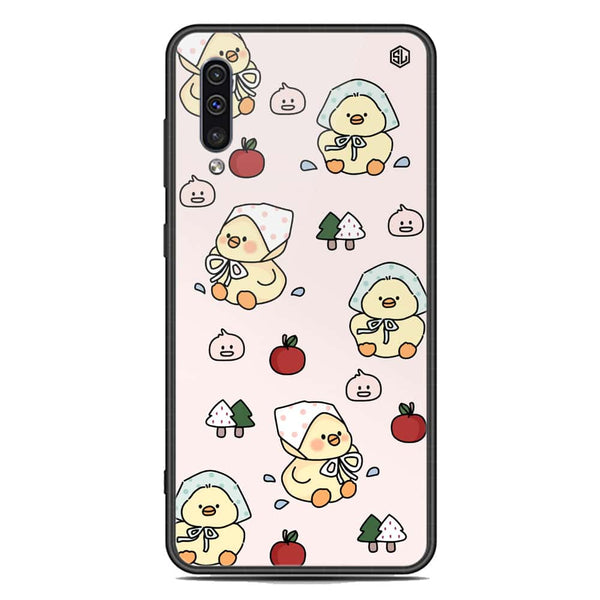Cute Chic Series Soft Phone Case - Premium Glass Case - Design 2 - Samsung Galaxy A30s