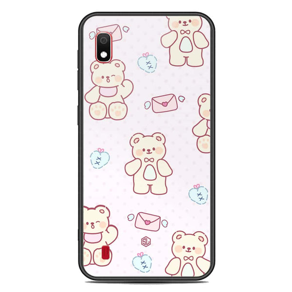 Cute Chic Series Soft Phone Case - Premium Glass Case - Design 3 - Samsung Galaxy A10