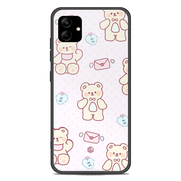 Cute Chic Series Soft Phone Case - Premium Glass Case - Design 3 - Samsung Galaxy A04e