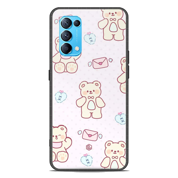 Cute Chic Series Soft Phone Case - Premium Glass Case - Design 3 - Oppo Reno 5 5G