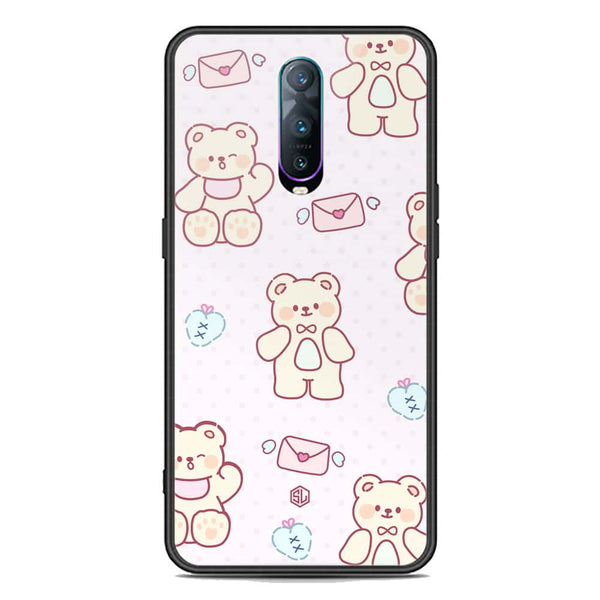Cute Chic Series Soft Phone Case - Premium Glass Case - Design 3 - Oppo R17 Pro