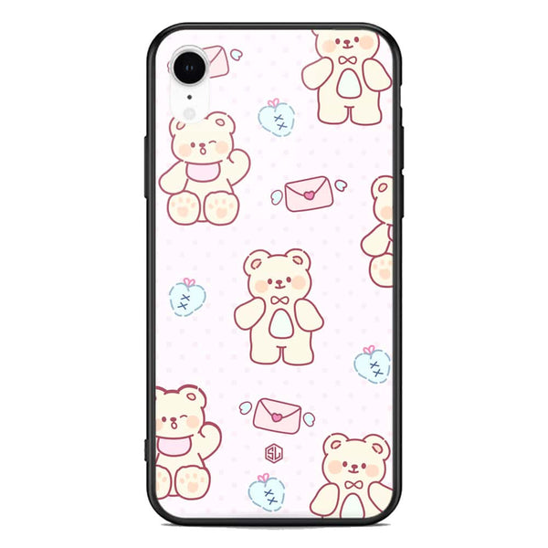 Cute Chic Series Soft Phone Case - Premium Glass Case - Design 3 - iPhone XR