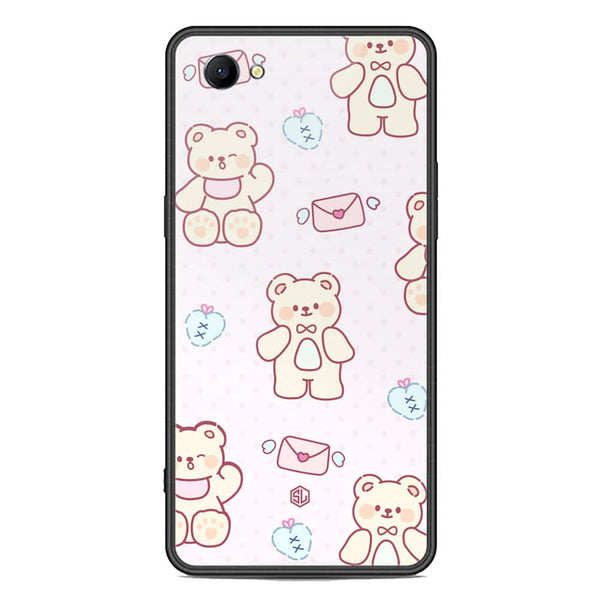 Cute Chic Series Soft Phone Case - Premium Glass Case - Design 3 - Oppo A3