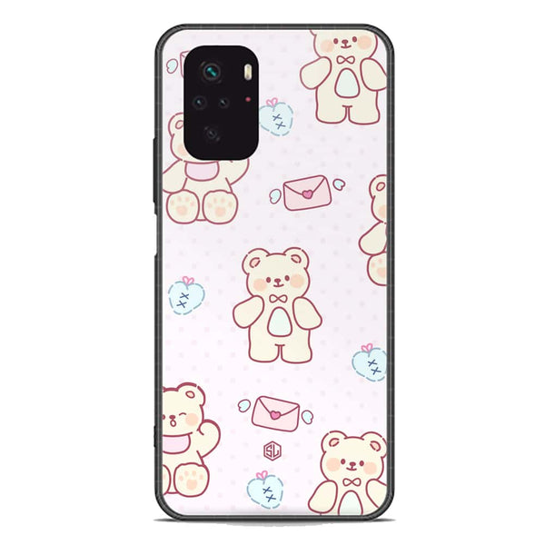 Cute Chic Series Soft Phone Case - Premium Glass Case - Design 3 - Xiaomi Redmi Note 10S