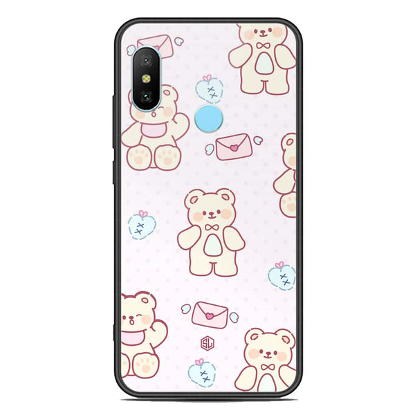 Cute Chic Series Soft Phone Case - Premium Glass Case - Design 3 - Xiaomi Redmi Note 6 Pro