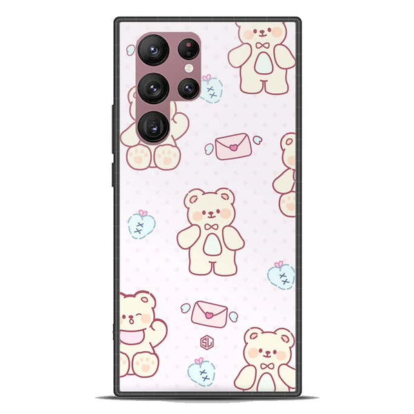 Cute Chic Series Soft Phone Case - Premium Glass Case - Design 3 - Samsung Galaxy S22 Ultra 5G