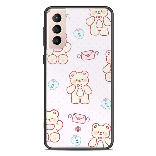Cute Chic Series Soft Phone Case - Premium Glass Case - Design 3 - Samsung Galaxy S22 5G