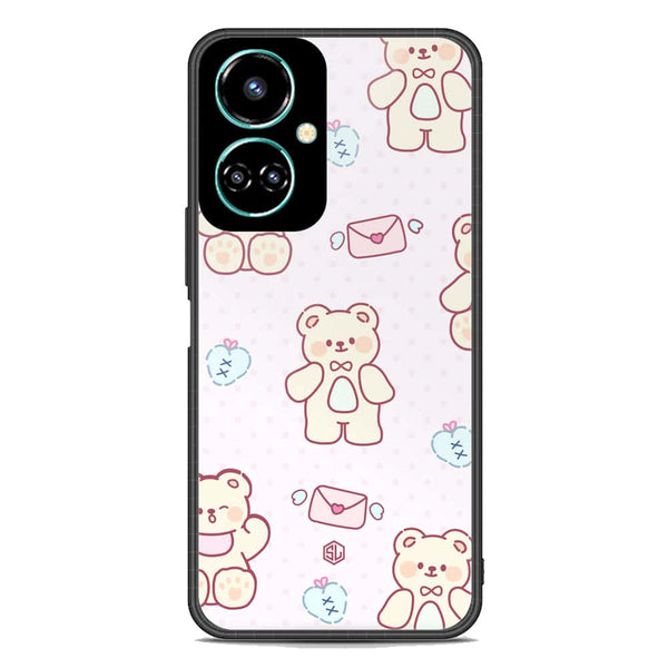 Cute Chic Series Soft Phone Case - Premium Glass Case - Design 3 - Tecno Camon 19