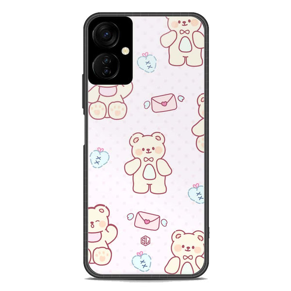 Cute Chic Series Soft Phone Case - Premium Glass Case - Design 3 - Tecno Spark 9T