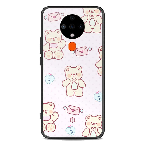 Cute Chic Series Soft Phone Case - Premium Glass Case - Design 3 - Tecno Spark 6