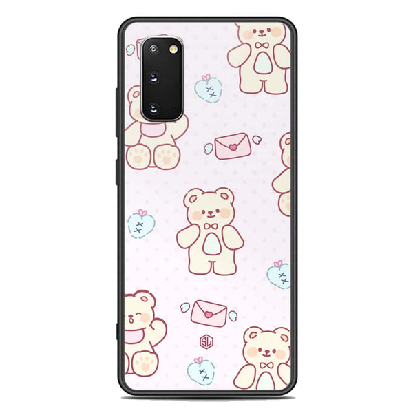 Cute Chic Series Soft Phone Case - Premium Glass Case - Design 3 - Samsung Galaxy S20 Plus