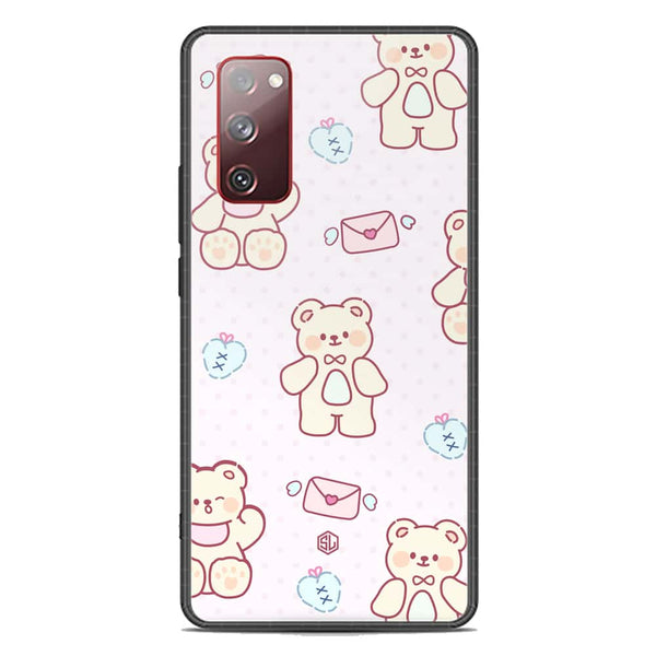 Cute Chic Series Soft Phone Case - Premium Glass Case - Design 3 - Samsung Galaxy S20 FE