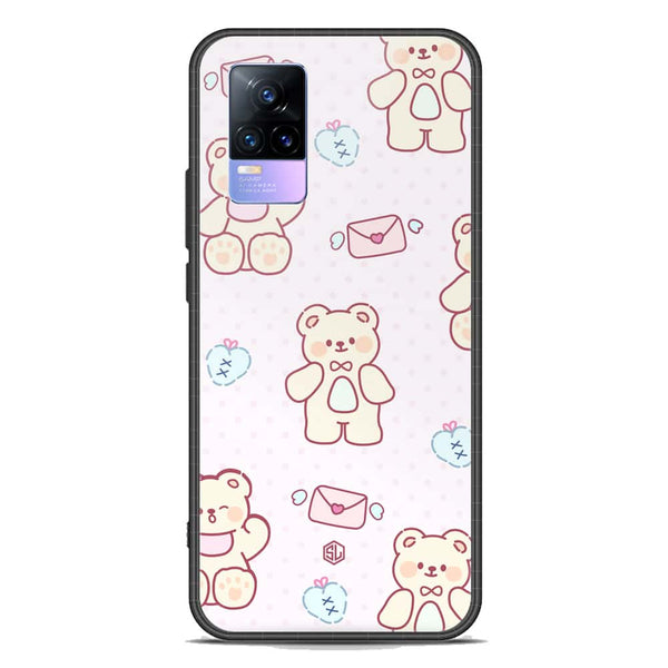 Cute Chic Series Soft Phone Case - Premium Glass Case - Design 3 - Vivo Y73