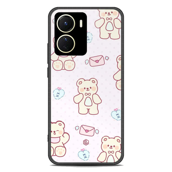 Cute Chic Series Soft Phone Case - Premium Glass Case - Design 3 - Vivo Y56 5G