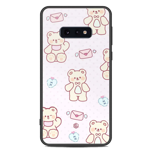 Cute Chic Series Soft Phone Case - Premium Glass Case - Design 3 - Samsung Galaxy S10e