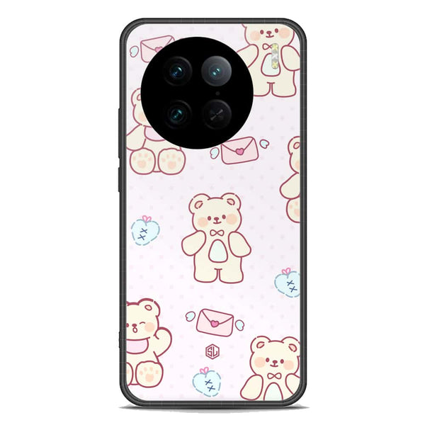 Cute Chic Series Soft Phone Case - Premium Glass Case - Design 3 - Vivo X90 Pro