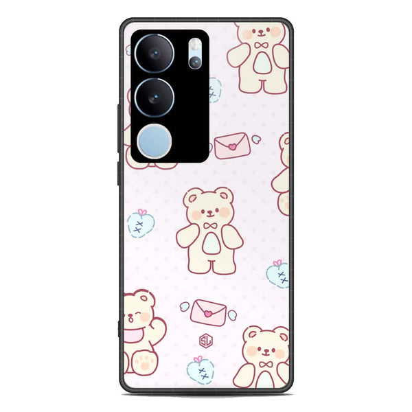 Cute Chic Series Soft Phone Case - Premium Glass Case - Design 3 - Vivo V29