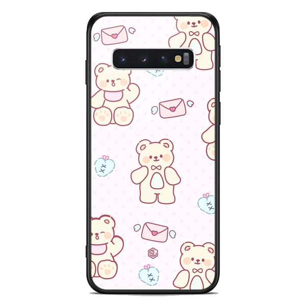 Cute Chic Series Soft Phone Case - Premium Glass Case - Design 3 - Samsung Galaxy S10