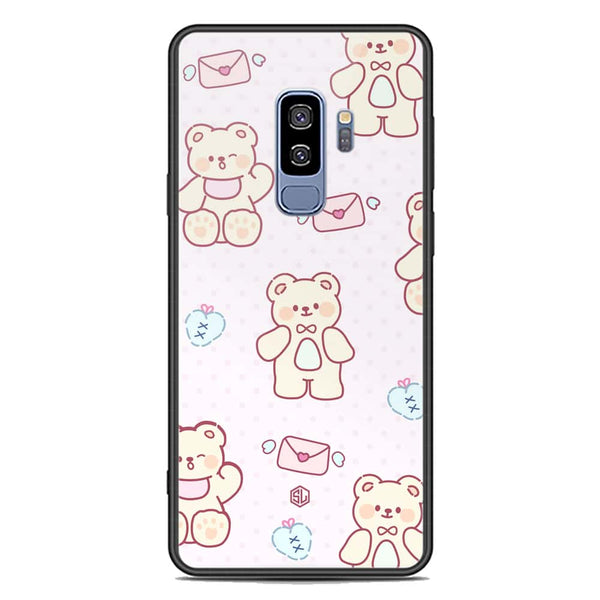 Cute Chic Series Soft Phone Case - Premium Glass Case - Design 3 - Samsung Galaxy S9 Plus